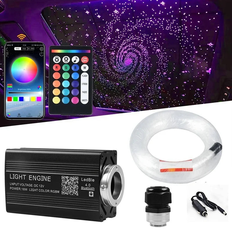 1000PCS RGBW MULTICOLOR STARLIGHT HEADLINER KIT